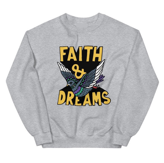 Faith & Dreams Spread your wings crew neck